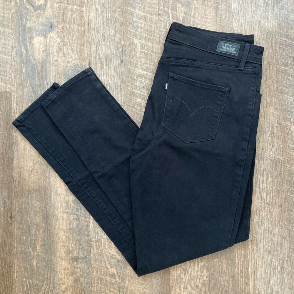 Levi’s | High Rise Skinny Black Jeans